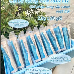 Canxi Váng Sữa Hữu Cơ KJM Aloe Calciumore Hàn Quốc 90 Gói – Bổ Sung Canxi, Vitamin D3 Và Magie 6