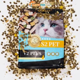 [TÚI 5KG] Hạt Cho Mèo S2PET V2 PLUS Siêu TOPPING 50% - Kích Thích Thèm Ăn, Phù Hợp Mọi Lứa Tuổi, Clever Fish Store 4