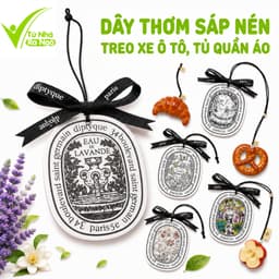 Dây Thơm Treo Xe Ô Tô Khử Mùi, Chống Say Xe GD220 - Sáp Nén Thơm Treo Tủ Quần Áo Khử Mùi Ẩm Mốc 1