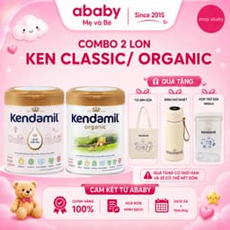 [DATE XA SAU 2/2027] Combo 2 Lon Sữa Kendamil Organic/Classic 800g Nguyên Kem 1