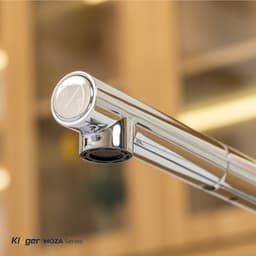 Vòi Rửa Bát Kluger KLF0013SC Dây Rút Nóng Lạnh Xoay 360° 2 Chế Độ Chrome Chính Hãng 8