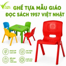 Ghế Tựa Mẫu Giáo Nhựa PP Cao Cấp Ngồi Học Vẽ Đọc Sách GD279 - Ghế Nhựa Mầm Non Việt Nhật Cho Trẻ Em 1