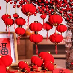 🌸 SET 3/5 CHIẾC PHỤ KIỆN NHUNG TRANG TRÍ – DECOR CÀNH HOA, CÂY CẢNH 2