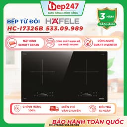 Bếp Từ Hafele HC-I7326B 533.09.989 nhập khẩu Đức Inverter Booster 5200W Kính Schott Ceran Chính Hãng 1