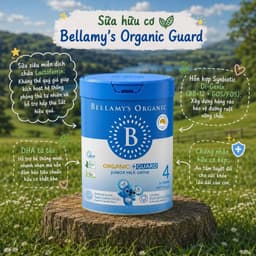 [ĐỦ SỐ Date 2028] Sữa Bellamy's Organic Guard Lactoferrin Úc hỗ trợ miễn dịch lactoferrin hàm lượng cao 3