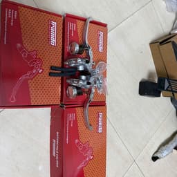 Cặp Tay Phanh Bình Dầu Rời Cá Mập Chống Gãy Phong Cách Chẻ Châu - Tặng ốc và dầu phanh chất lượng! 5