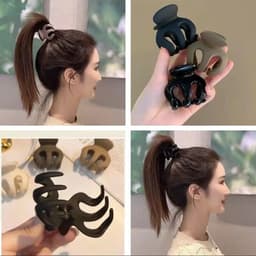 Kẹp tóc chữ M to 5cm tạo kiểu tóc đuôi hot trend 3