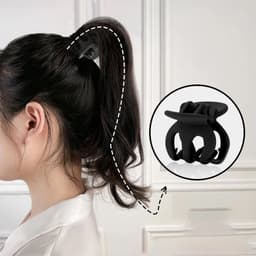 Kẹp tóc chữ M to 5cm tạo kiểu tóc đuôi hot trend 9