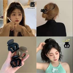 Kẹp tóc chữ M to 5cm tạo kiểu tóc đuôi hot trend 5
