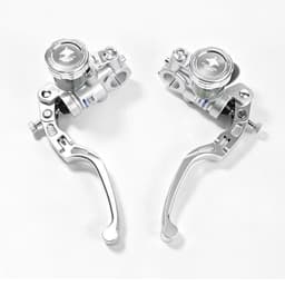 Cặp Tay Phanh Bình Dầu Rời Cá Mập Chống Gãy Phong Cách Chẻ Châu - Tặng ốc và dầu phanh chất lượng! 2