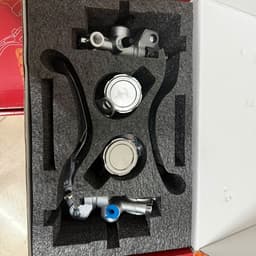 Cặp Tay Phanh Bình Dầu Rời Cá Mập Chống Gãy Phong Cách Chẻ Châu - Tặng ốc và dầu phanh chất lượng! 8