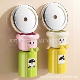 Kệ để bàn chải đánh răng giá để bàn chải đánh răng decor trang trí nhà tắm giúp bé thích đánh răng hơn H9,5L 3