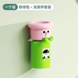 Kệ để bàn chải đánh răng giá để bàn chải đánh răng decor trang trí nhà tắm giúp bé thích đánh răng hơn H9,5L 8