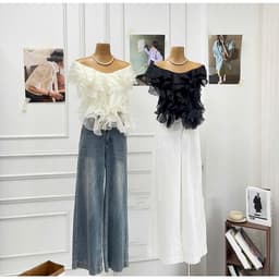 1. Áo Kiểu Cánh Tiên Dáng Bồng Bèo Công Chúa Hồng Nhạt Hàng QC Cao Cấp Style Tỷ Tỷ Trung - AOKIEU005 9