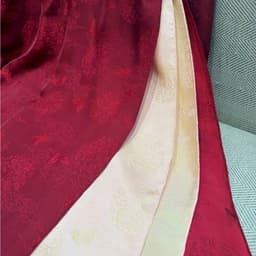 Áo Dài Nữ Đỏ đô Dáng Suông Nhẹ – Vải Tằm Cao Cấp, Mềm Mịn, Sang Xịn, Mặc Lễ Tết Trung Thu 4