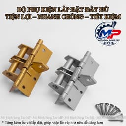 Bản Lề Lò Xo Tự Động Đóng 90 Độ, Đóng Mở Êm, Tiện Lợi (Tặng Kèm 8 Vít) BL-06 3