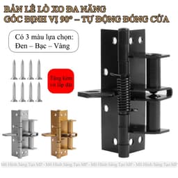 Bản Lề Lò Xo Tự Động Đóng 90 Độ, Đóng Mở Êm, Tiện Lợi (Tặng Kèm 8 Vít) BL-06 6