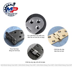 Bản Lề Lá Bán Nguyệt Cho Tủ Bếp, Tủ Gỗ  - Thiết Kế Gọn Đẹp, Chắc Chắn, Nhiều Màu Lựa Chọn BL-07 2