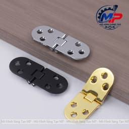 Bản Lề Lá Bán Nguyệt Cho Tủ Bếp, Tủ Gỗ  - Thiết Kế Gọn Đẹp, Chắc Chắn, Nhiều Màu Lựa Chọn BL-07 3