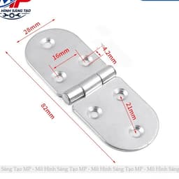 Bản Lề Lá Bán Nguyệt Cho Tủ Bếp, Tủ Gỗ  - Thiết Kế Gọn Đẹp, Chắc Chắn, Nhiều Màu Lựa Chọn BL-07 5
