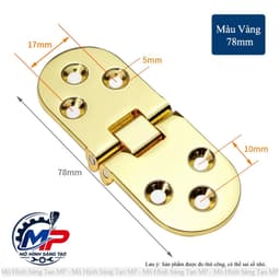 Bản Lề Lá Bán Nguyệt Cho Tủ Bếp, Tủ Gỗ  - Thiết Kế Gọn Đẹp, Chắc Chắn, Nhiều Màu Lựa Chọn BL-07 7