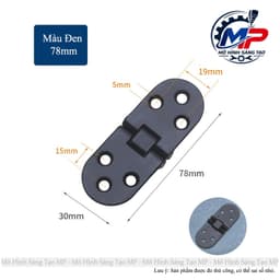 Bản Lề Lá Bán Nguyệt Cho Tủ Bếp, Tủ Gỗ  - Thiết Kế Gọn Đẹp, Chắc Chắn, Nhiều Màu Lựa Chọn BL-07 6