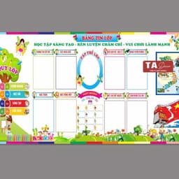 LH 30 - bảng tin lớp học/ lớp học kiểu mới/ lớp học thân thiện 3