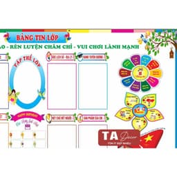 LH 30 - bảng tin lớp học/ lớp học kiểu mới/ lớp học thân thiện 5