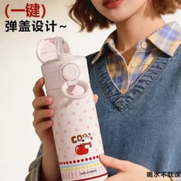 Bình giữ nhiệt 500ml họa tiết dễ thương cho bé trai, bé gái - Lựa chọn hoàn hảo đi học, đi chơi 6