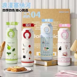 Bình giữ nhiệt 500ml họa tiết dễ thương cho bé trai, bé gái - Lựa chọn hoàn hảo đi học, đi chơi 2