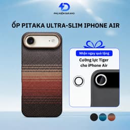 Ốp lưng iPhone Air Pitaka Ultra-Slim siêu mỏng nhẹ hỗ trợ sạc magnetic không dây 1