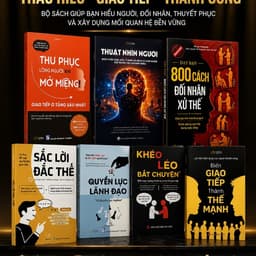Combo 3 Sách Kỹ Năng Giao Tiếp – Dạy Bạn 800 Cách Đối Nhân Xử Thế + Thuật Nhìn Người + Thu Phục Lòng Người Khi Mở Miệng 7