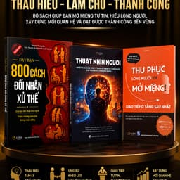 Combo 3 cuốn sách Dạy Bạn 800 Cách Đối Nhân Xử Thế + 36 Kế & 36 Đối Kế + Thu Phục Lòng Người (lẻ, bộ tuỳ chọn) 7