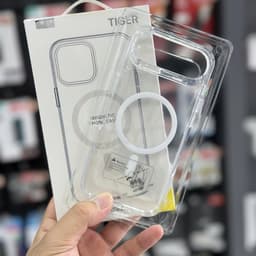 [Tặng cường lực Camera] Ốp lưng trong suốt Tiger magnetic chống ố vàng chống sốc bảo vệ dành cho iPhone Air 2