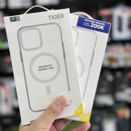 [Tặng cường lực Camera] Ốp lưng trong suốt Tiger magnetic chống ố vàng chống sốc bảo vệ dành cho iPhone Air 3