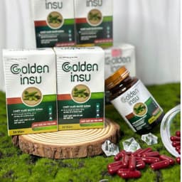 Golden Insu Hộp 30 Viên Chính Hãng Cao Cấp ✔️️️ Viên uống tiểu đường hạ an đường phòng chống biến chứng tiểu đường 6