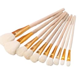 🎨 CỌ VẼ LÔNG THỎ TRẮNG CÁN GỖ – CỌ CHẤM MÂY, CHẤM TÁN CÂY, DẶM MÀU VẼ TRANH, VẼ GỐM, ĐỒ THỦ CÔNG 2
