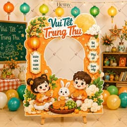 Bảng Trang Trí Tết Trung Thu, Rằm Tháng 8 – Decor Lớp Học, Cửa Hàng, Góc Chụp Ảnh - HeMy Decor 7