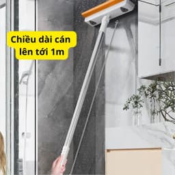 Chổi Chà Sàn Nhà Tắm Đa Năng, Chà Tường, Gạt Nước, Cán Chổi Đầm Tay, Lông Chổi Dày Dặn Chắc Chắn 8