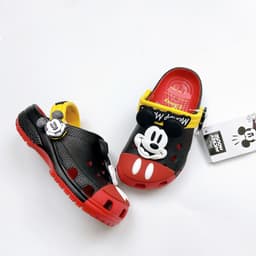 Dép sục cờ róc MICKYE MOUSE full size lớn bé từ 24-41 kèm sticker 3D dày đẹp 5