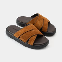 Dép Nam Da Bò Dép Bánh Mì BUTUNI Nova S Weave FeatherSlide Thiết Kế Đế Đúc Êm Chân, Trẻ Trung, Bảo Hành 12 Tháng 3