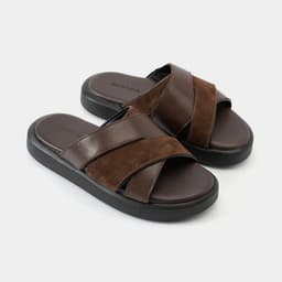Dép Nam Da Bò Dép Bánh Mì BUTUNI Nova S Weave FeatherSlide Thiết Kế Đế Đúc Êm Chân, Trẻ Trung, Bảo Hành 12 Tháng 6