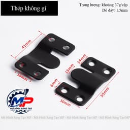 Móc Treo Khung Tranh Inox, Phát Treo Khung Tranh Chắc Chắn, Gọn Gàng, Dễ Lắp Đặt (Bộ 1 cặp 2 cái, Kèm Vít) MT-02 2