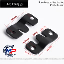 Móc Treo Khung Tranh Inox, Phát Treo Khung Tranh Chắc Chắn, Gọn Gàng, Dễ Lắp Đặt (Bộ 1 cặp 2 cái, Kèm Vít) MT-02 3