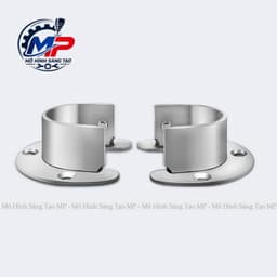 Giá Đỡ Thanh Treo Quần Inox - Pát Giá Đỡ Treo Đồ  Hình Bán Nguyệt Thiết Kế Gọn Chắc Chắn, Tiện Lắp Đặt  MT-09 8