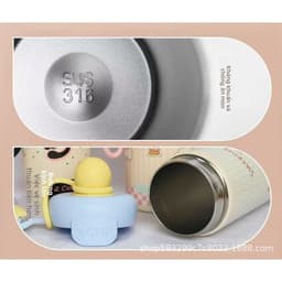 Bình giữ nhiệt ống hút inox 316 cấp thực phẩm chất lượng cao, cốc ống hút thể thao dung tích lớn 600ml 7