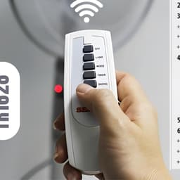 Quạt treo tường điều khiển từ xa Senko TR1628 công suất 47w 3 cánh chính hãng 5