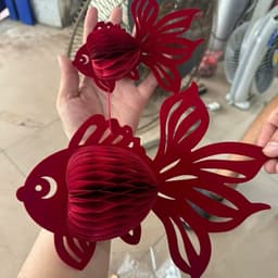 Set 20/50 Đèn Lồng Giấy Tổ ong 10cm Treo Cây Trang Trí Tết 2026, Lễ -Phụ Kiện Decor Trang Trí Năm Mới, Đám Cưới 8