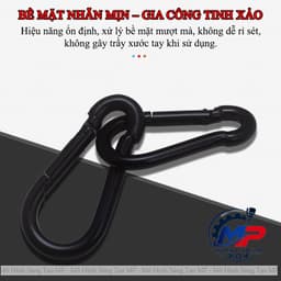 Móc Khóa Chữ D - Móc Gài Đa Năng, Đầu Nối Treo Đồ Tiện Lợi, Nhiều Size Dễ Lựa Chọn MT-10 3