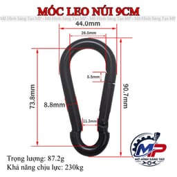 Móc Khóa Chữ D - Móc Gài Đa Năng, Đầu Nối Treo Đồ Tiện Lợi, Nhiều Size Dễ Lựa Chọn MT-10 8